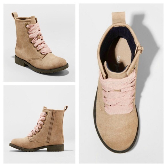 Cat and jack lace up boots Clearance